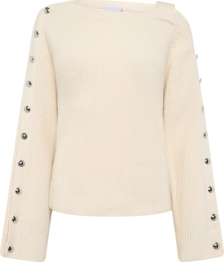 Dante6 Dante6 Tysio Button Detail Sweater Cream XS