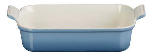 Le Creuset  Heritage rektangulært fat 26x31 cm chambray