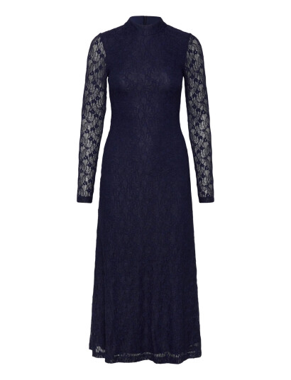 Bardot Ola Long Sleeve Midi Dress - Navy - 36 Bardot Ola Long Sleeve Midi Dress - Navy - 36