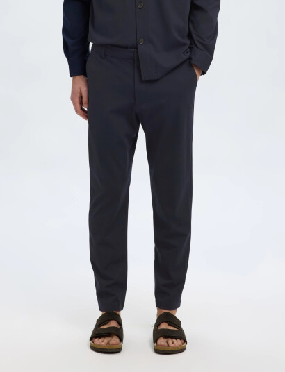 Selected Slh172-Slim Tape Lorent Flex Pants Noos - Navy - XL