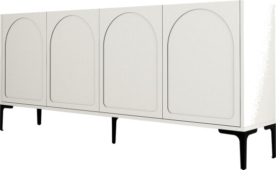 Hazim Konsollbord 180 cm - Krem/Svart