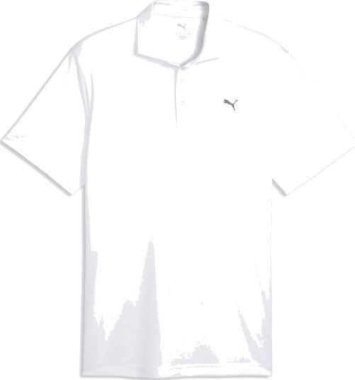 Puma Pure 3.0 Polo Golf pologenser herre White Glow XXXX Large
