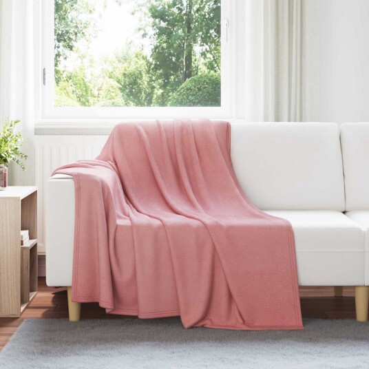 vidaXL Kastepledd 6 pcs Rosa 200 x 150 cm Fleece