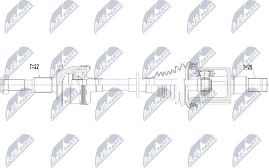 Drivaksel NTY NPW-FR-215
