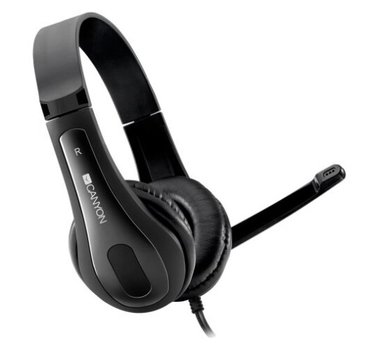 Canyon Hsc-1, Koblet Med Ledninger (Ikke Trådløs), Samtaler/Musikk, 20 - 20000 Hz, Hodesett, Sort Canyon Hsc-1, Koblet Med Ledninger (Ikke Trådløs), Samtaler/Musikk, 20 - 20000 Hz, Hodesett, Sort