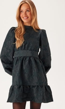 VERO MODA Vmsulle L/S Short Dress Scarab L
