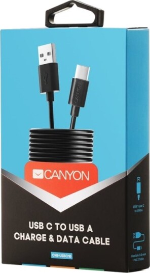 Canyon Cne-Usbc1b Usb-Kabel Usb-C Hann Til Usb Hann Usb 2.0 5 V 1 A 1 M Svart