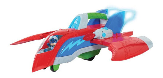 Pj Masks/ Pysjheltene Pysjheltene Save The Sky Pj Air Jet Med Figur Pj Masks/ Pysjheltene Pysjheltene Save The Sky Pj Air Jet Med Figur