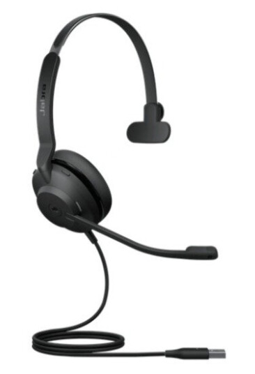Jabra Evolve2 30 Ms Hodesett Usb-a Microsoft Teams Mono Svart