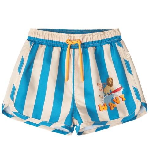 That"s Mine Badeshorts Lai Blokk Stripe Blå Thats Mine 68 Badetøy Oransje 62