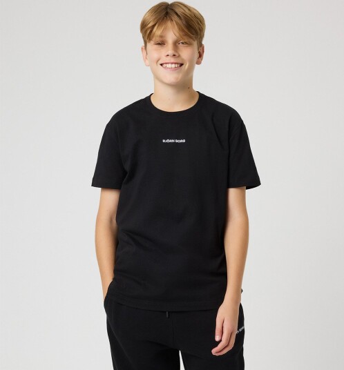 Björn Borg Borg Classic T Shirt   BLACK BEAUTY   170
