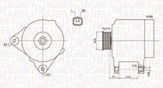 Dynamo MAGNETI MARELLI 063731824010 Dynamo MAGNETI MARELLI 063731824010