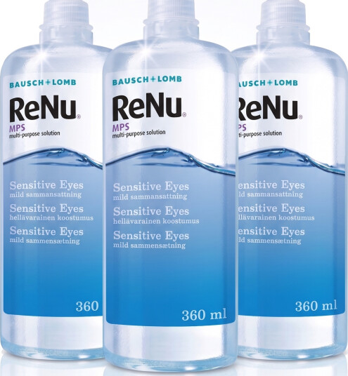 ReNu MPS Linsevæske 360 ml 3 stykker ReNu MPS Linsevæske 360 ml 3 stykker
