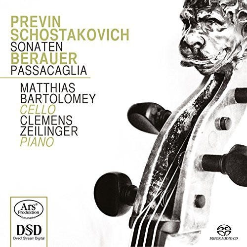 Previn Schostakovich Berauer  Sonaten & Passacaglia  CD