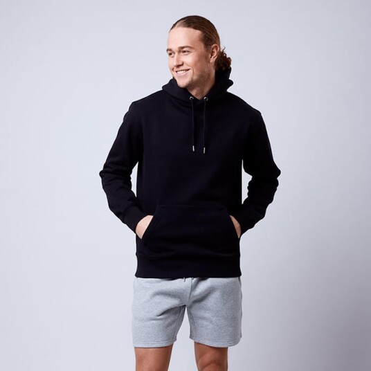 Cln Athletics Men's Core Hoodie Black Svart Small