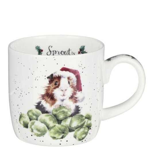 Wrendale Design  Christmas Sprouts kopp 31 cl