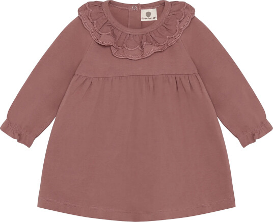 En Fant Dress Ls Collar Pink 56