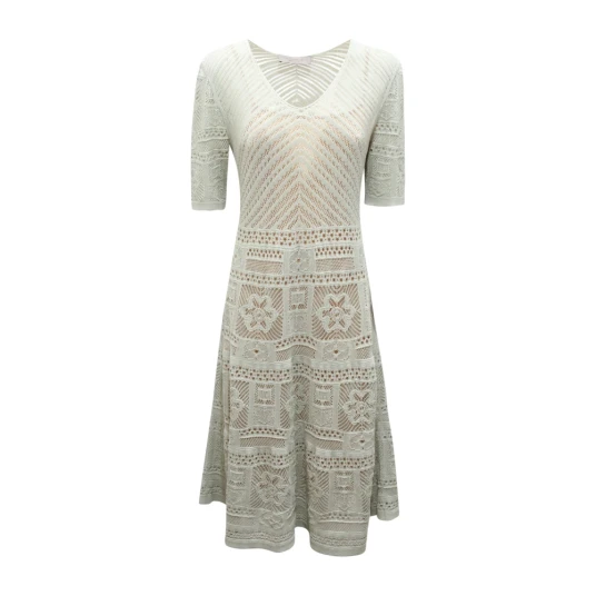 D.Exterior Dame Kjoler Beige L,