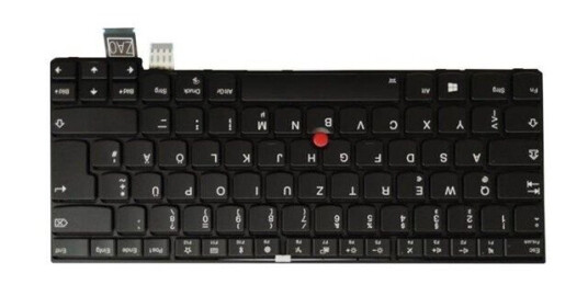 Lenovo Darfon - Brbart tastatur - til utskifting - Tysk - Svart