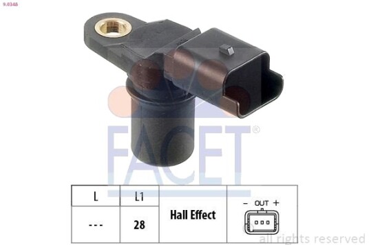 Sensor, kamakselposisjon FACET 9.0348
