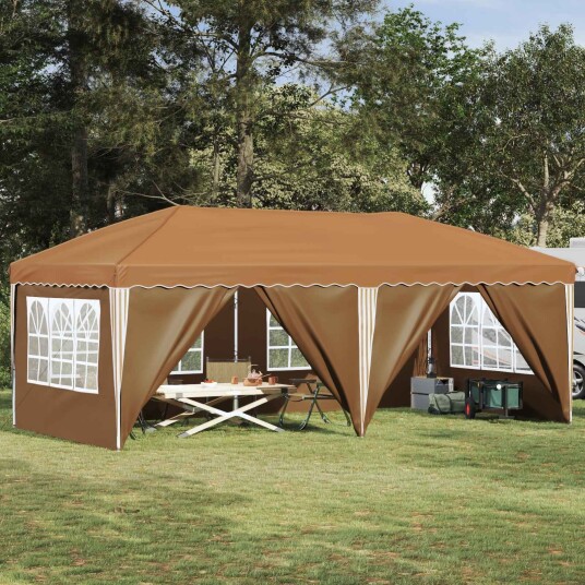 vidaXL Pop-up Festtelt 575 x 288 x 245 cm Beige