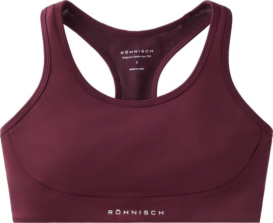 Röhnisch Flattering Mesh Sportsbra Burgunder S