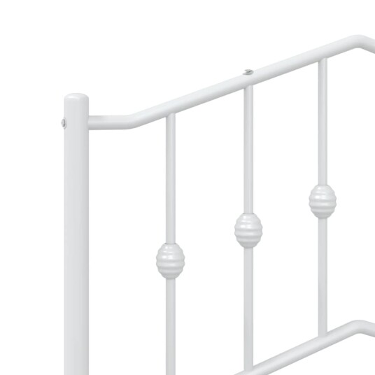  Sengegavl i metall hvit 90 cm 8721012211759