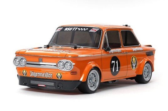 Tamiya RC byggesett 1/10 NSU TT Jägermeister (M-05) / NO ESC