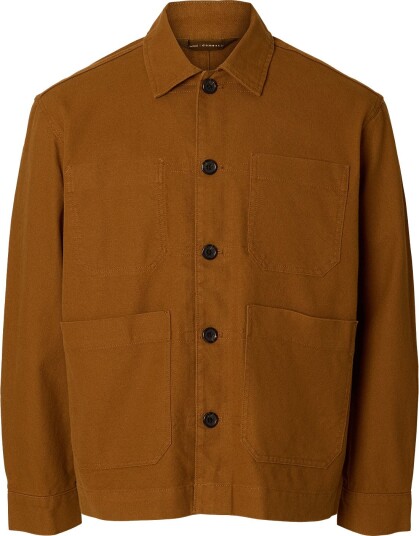 Selected Slm Relaxed Kay Domestic Workwear Jacket Brown M