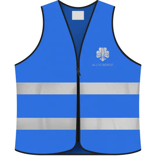 Markeringsvest M NSF Markeringsvest Veileder M Blue