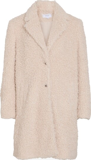 Vila - Teddyjakke Vimajda L/s Teddy - Beige