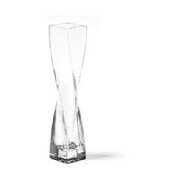 Leonardo Swirl Firkantet vase Glass Gjennomsiktig Inne & Ute CE