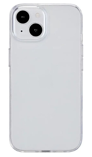 eSTUFF iPhone 15 INFINITE VIENNA Fleksibelt Plastdeksel - 100% Resirkulert Plast - Gjennomsiktig