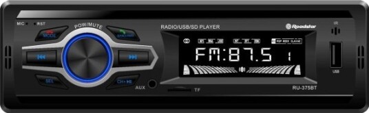 Roadstar Ru 375Bt Svart 1 Din 72 W 4.0 Kanaler 18 W Lcd