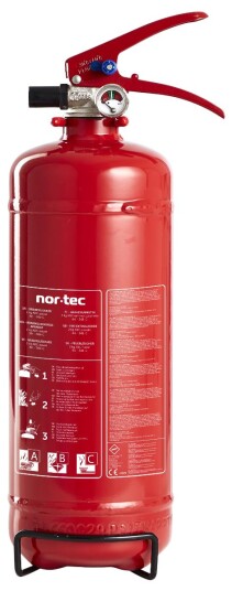 Nor-Tec Brannslukker 2kg Pulver
