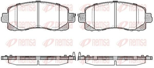 Bremseklosser REMSA 1741.04