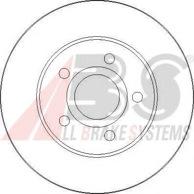 Bremseskive A.B.S. 17032 OE Bremseskive A.B.S. 17032 OE