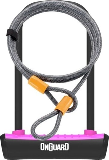 Onguard Sykkellås U-Lock Neon Rosa 10X1200 Mm (8154Pn)