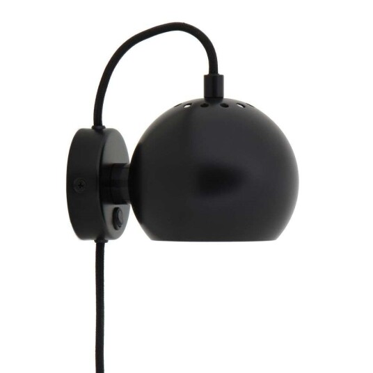 Frandsen BALL WALL LAMP - MATT BLACK Frandsen BALL WALL LAMP - MATT BLACK