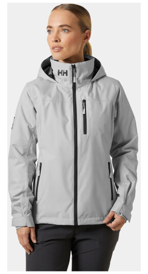 Helly Hansen Women’s Crew Hooded Midlayer Sailing Jacket 2.0 Grå Grå XS