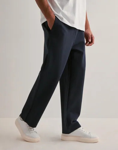 Woodbird WBHung String Pant Slacks Blå