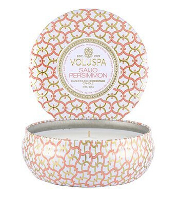Voluspa Saijo Persimmon duftlys 3-wick