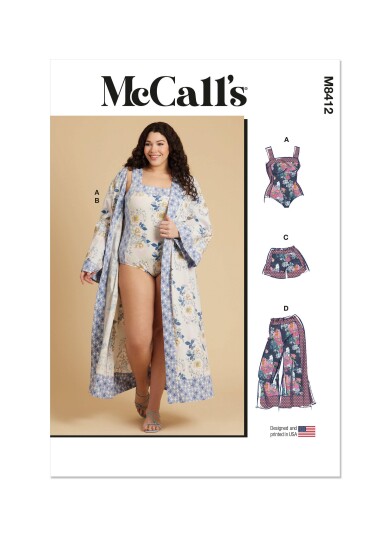 McCall's 8412 - Nattøy W3 (30W-32W-34W-36W-38W)