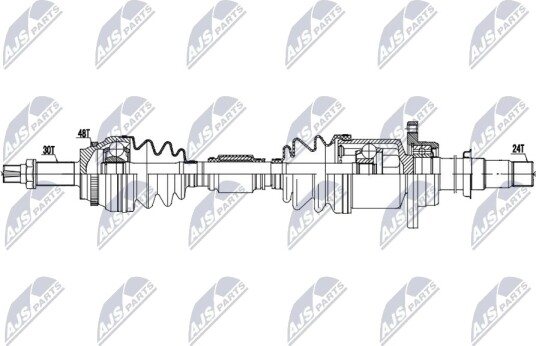 NTY NPW-TY-210 Drivaksel
