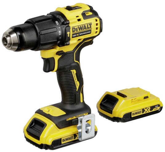 DEWALT SLAGDRILL KOMPAKT 18V XR 2X2,0AH