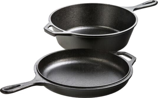 Lodge Cast Iron - Classic collection 2-i-1 støpejernsgryte 3L Lodge Cast Iron - Classic collection 2-i-1 støpejernsgryte 3L