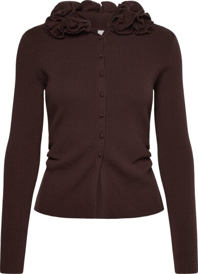 YAS Yasarosia Ls Knit Cardigan   D2D   Brown   XS