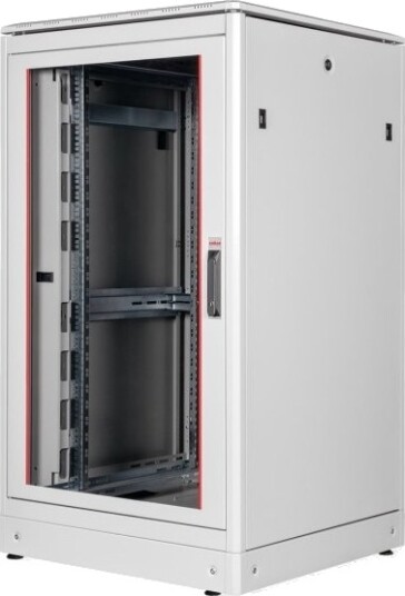 Roline 26.21.0055 Frittstående Hylle 26U 600 Kg Rack Skinner Justerbare Bein 78 Kg