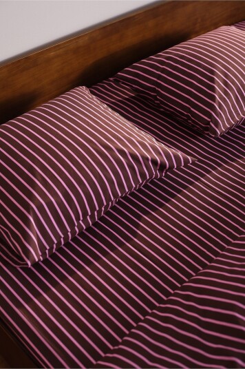 Jotex Putetrekk 50x60 Cm 2pakning Økologisk Sterk rosa/brun SIMA 17656742305