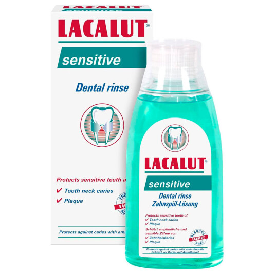 Lacalut Sensitive Munnvann for sensitive tenner 300 ml.